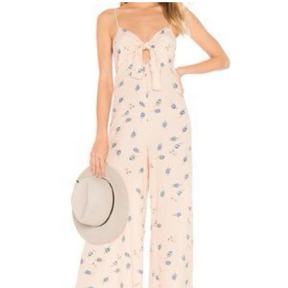 Blue Life Joyride Pink Floral Jumpsuit🩵